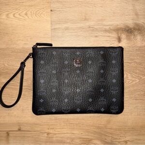 Black MCM Clutch/Wristlet